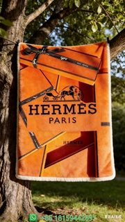 Hermes Throw Blankets